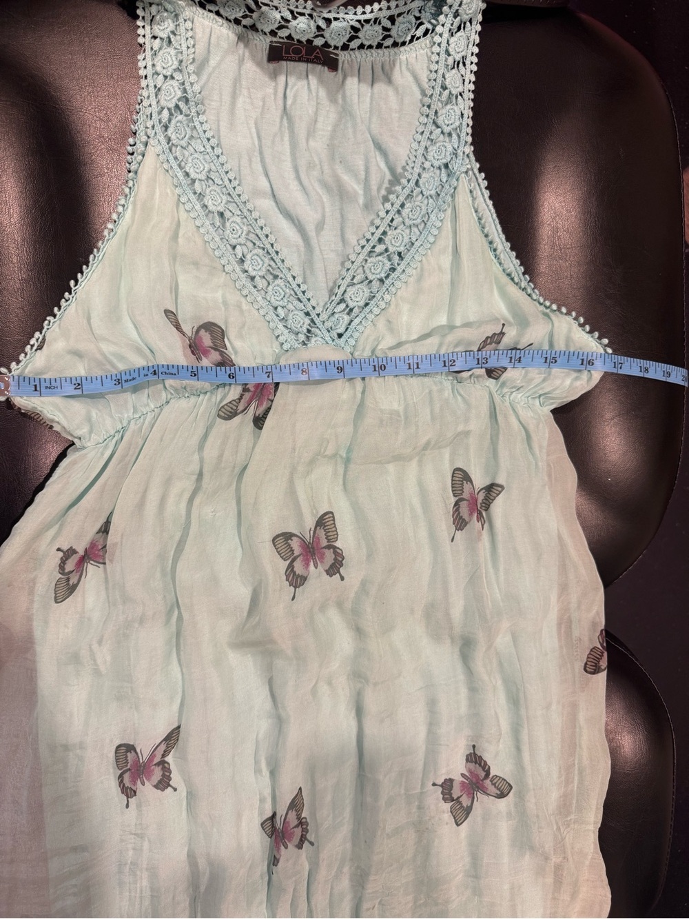 LOLA Aqua Butterfly Maxi Dress - Picture 8 of 10